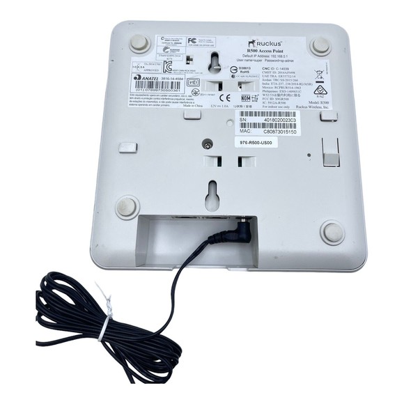 Ruckus 976-R500-US00 Wireless Access Point POE - Picture 2 of 3